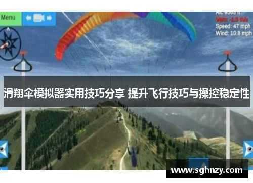 滑翔伞模拟器实用技巧分享 提升飞行技巧与操控稳定性